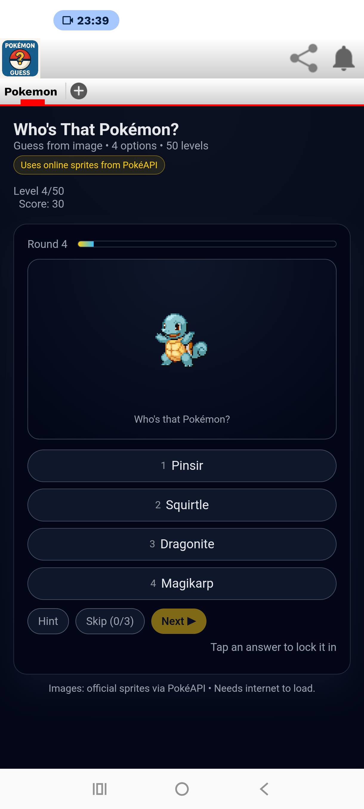 Guess the pokemon game apk download for android 3