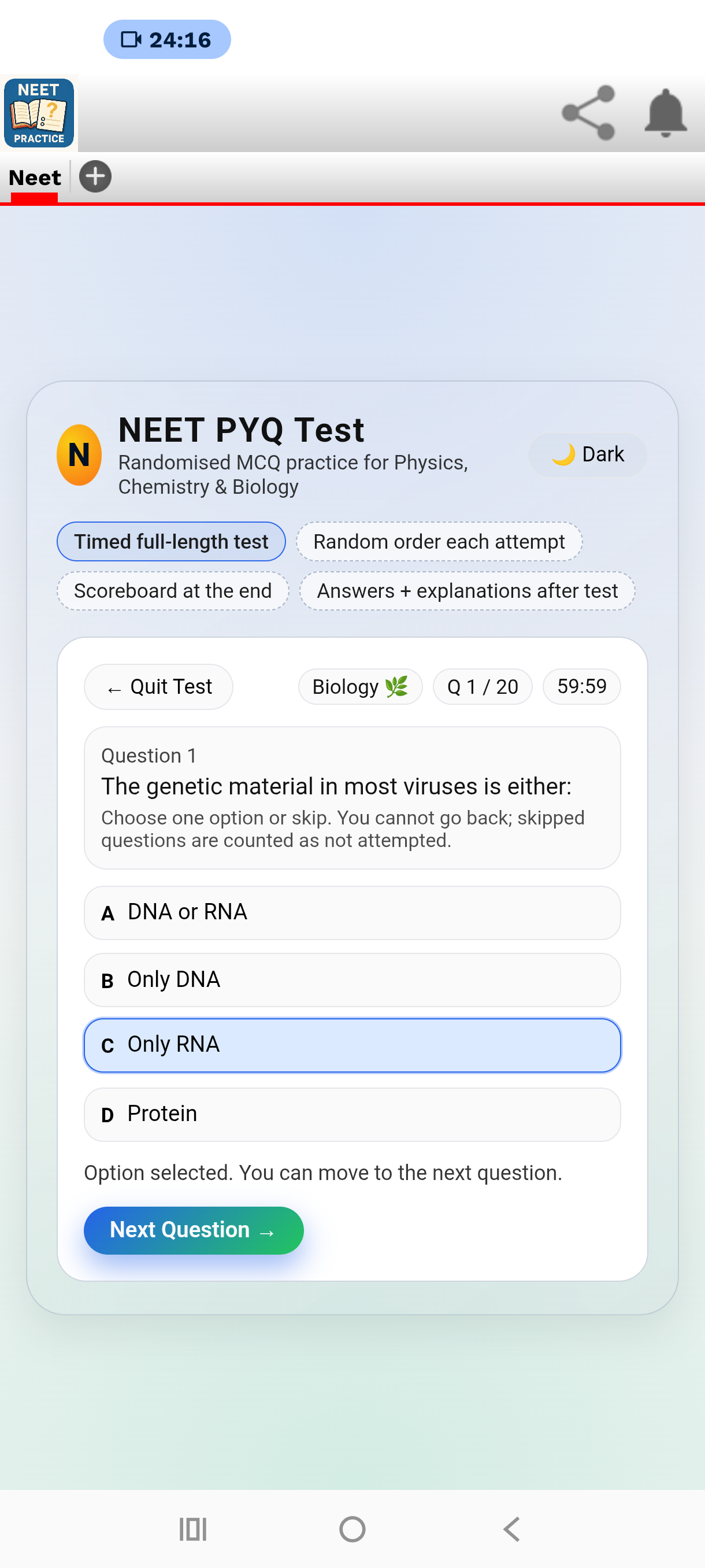 Neet pyq practice questions apk download for android 3